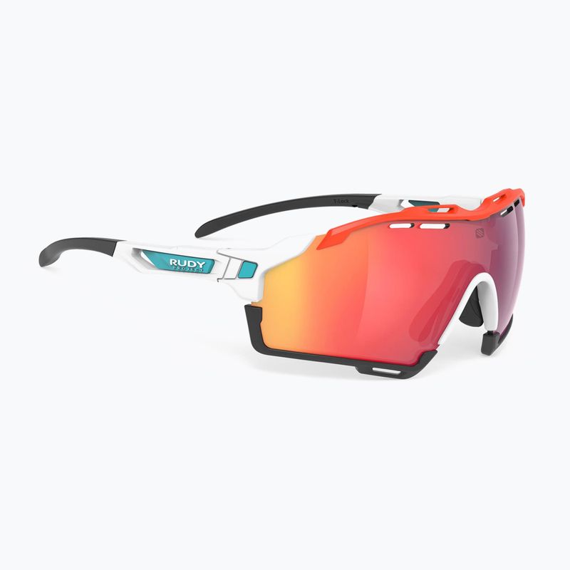 Rudy Project Cutline white matte/multilaser red cycling glasses SP6338780001