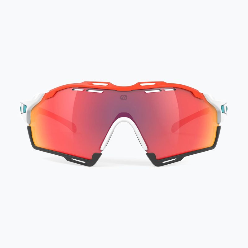 Rudy Project Cutline white matte/multilaser red cycling glasses SP6338780001 2