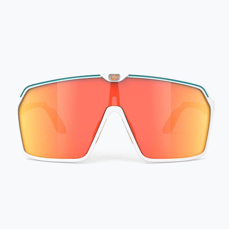 Rudy Project Spinshield white and water matte/multilaser orange cycling glasses SP7240580003 3