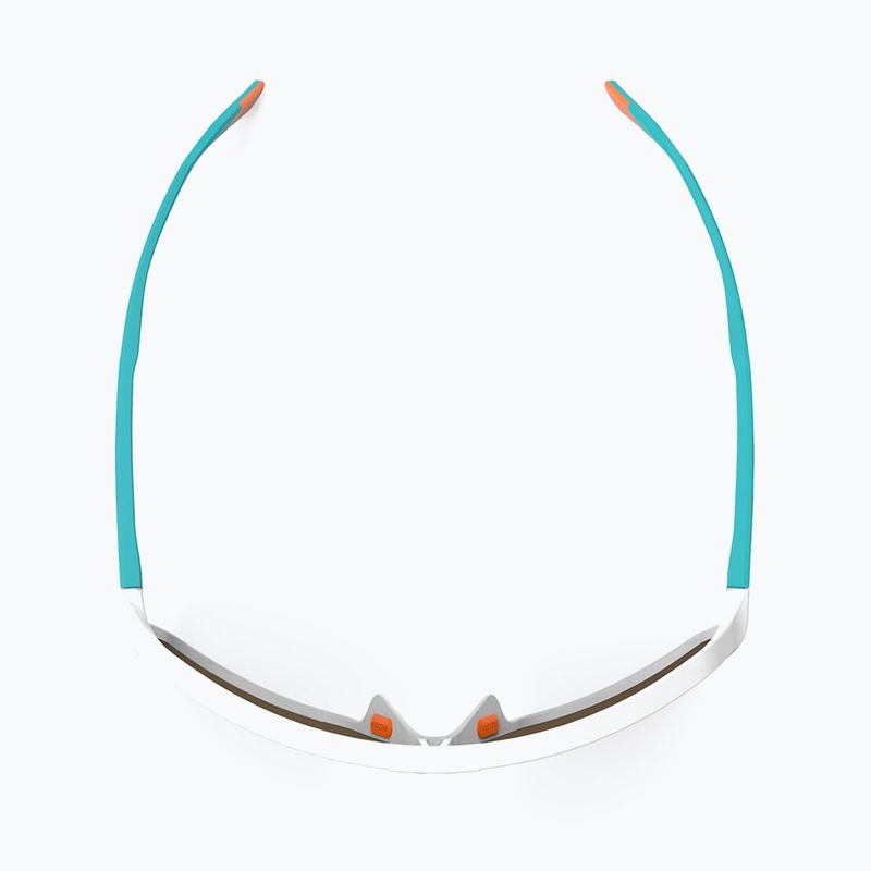 Rudy Project Spinshield white and water matte/multilaser orange cycling glasses SP7240580003 5
