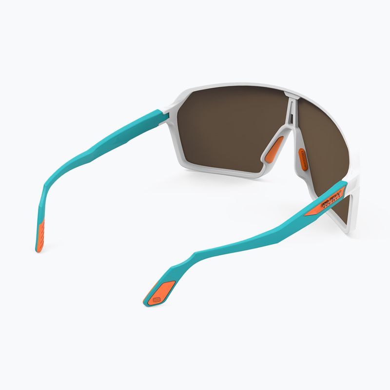 Rudy Project Spinshield white and water matte/multilaser orange cycling glasses SP7240580003 6