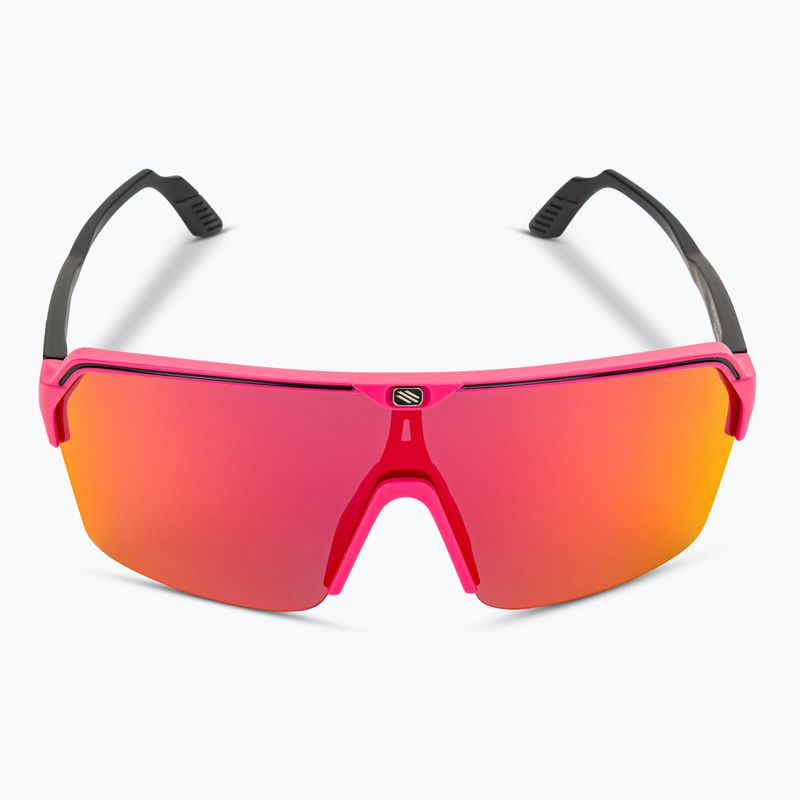 Rudy Project Spinshield Air pink fluo matte/multilaser red cycling glasses SP8438900001 3