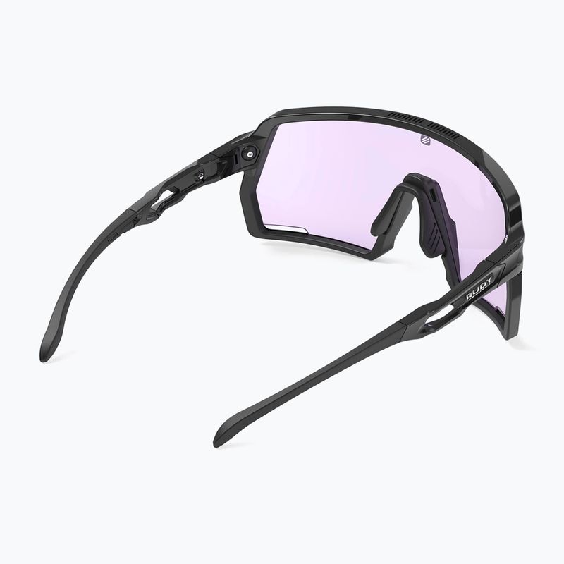 Rudy Project Kelion black glossy/impactx photochromic 2 laser purple sunglasses 5