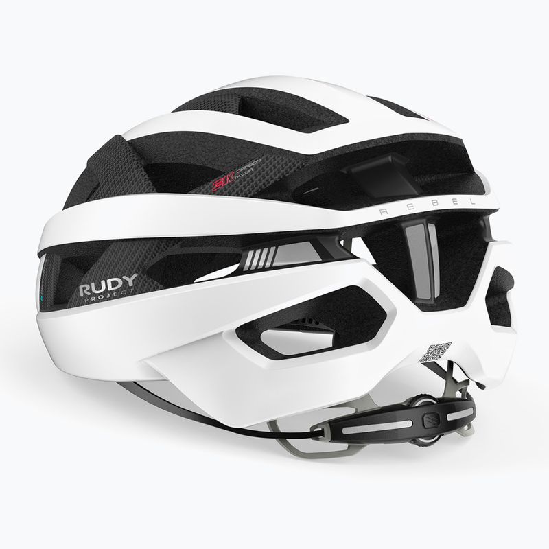 Rudy Project Rebel carbon white matte bicycle helmet 4