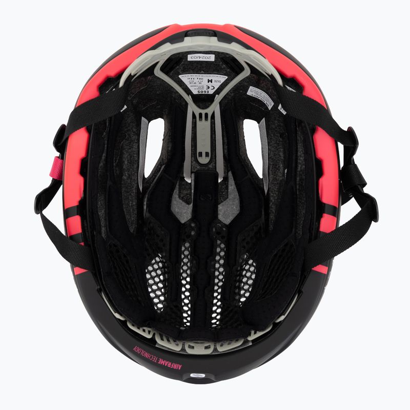 Rudy Project Egos black/pink fluo matte bike helmet 5