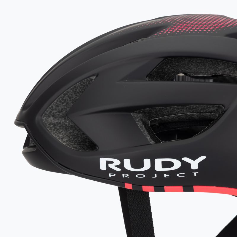 Rudy Project Egos black/pink fluo matte bike helmet 7