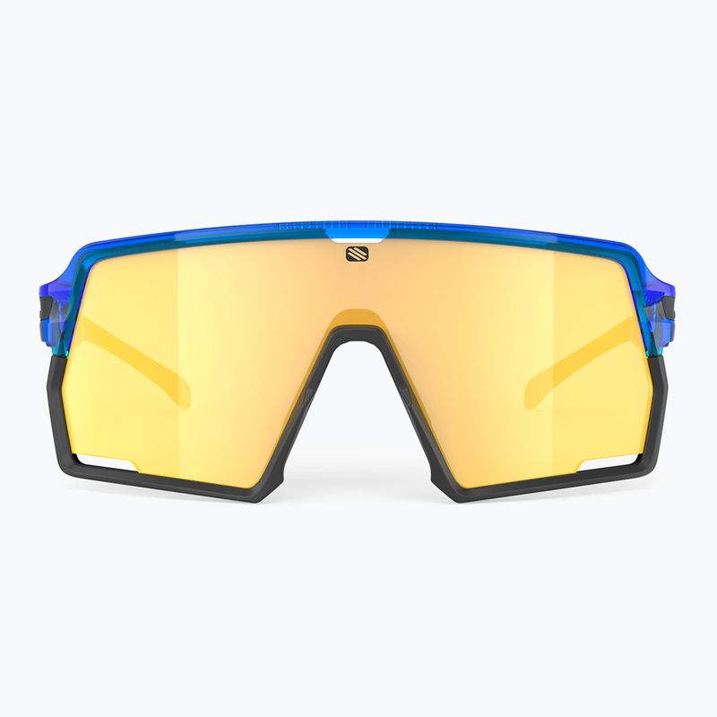 Rudy Project Kelion crystal blue gloss/multilaser yellow sunglasses 2