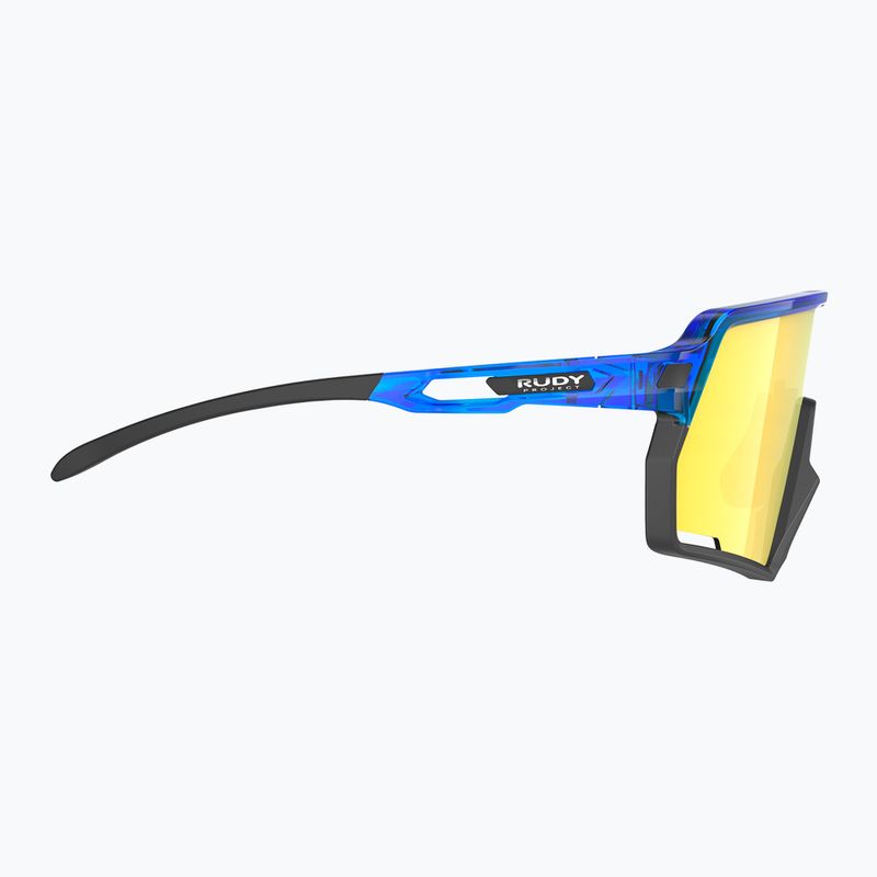 Rudy Project Kelion crystal blue gloss/multilaser yellow sunglasses 4
