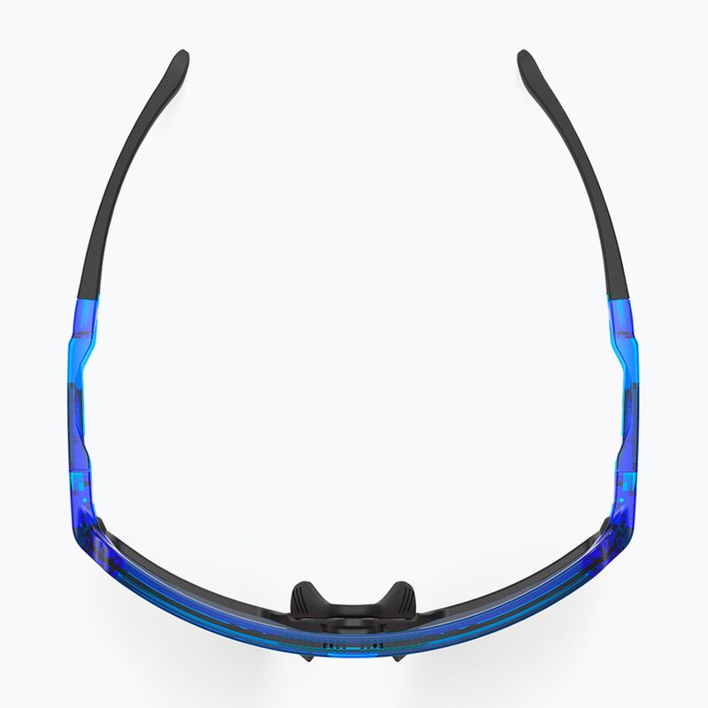 Rudy Project Kelion crystal blue gloss/multilaser yellow sunglasses 6