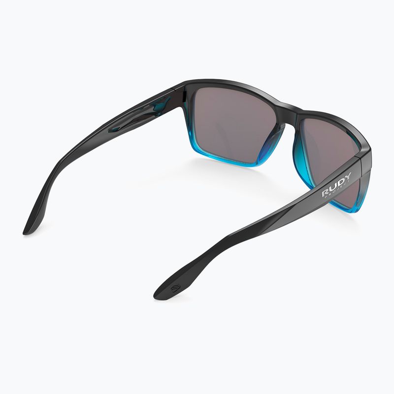 Rudy Project Spinhawk Edge black fade crystal azure gloss/multilaser ice sunglasses 5