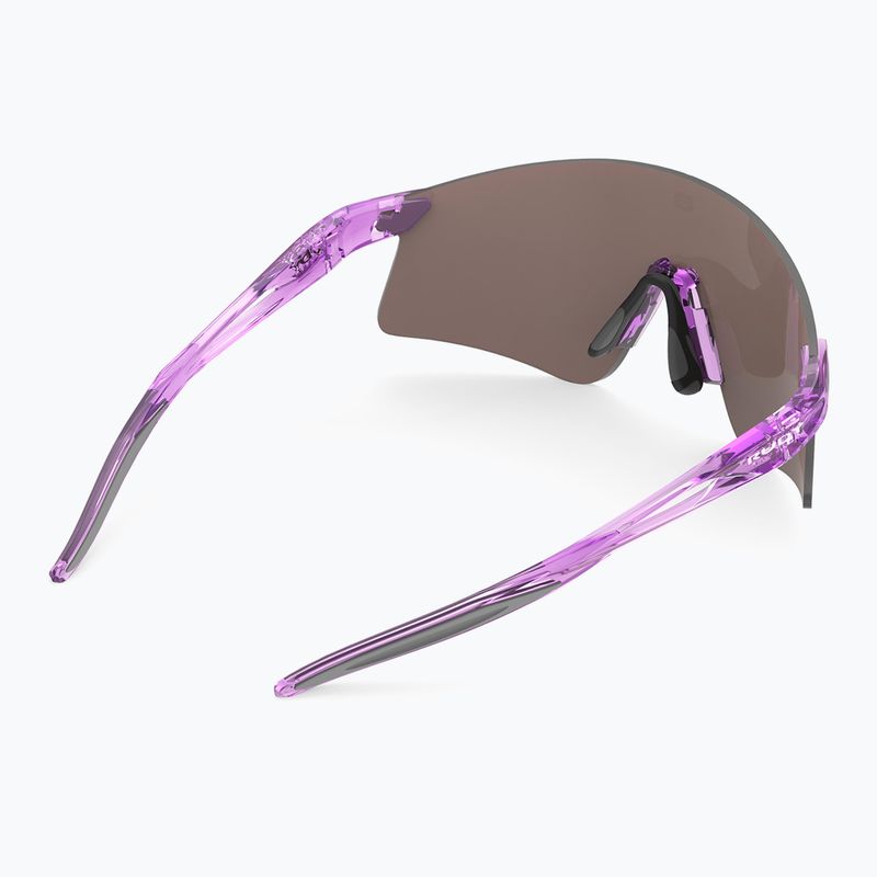 Rudy Project Astral X crystal lilac gloss/multilaser rose gold sunglasses 5