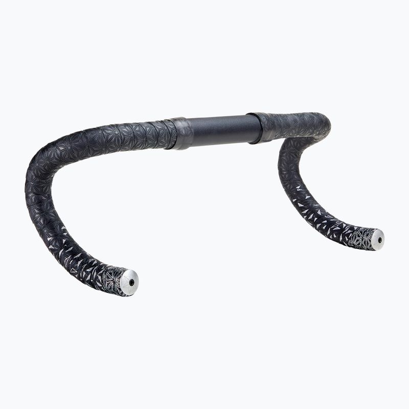 SUPACAZ Super Sticky Kush Star Fade platinum print/ano platinum plugs handlebar wrap 2