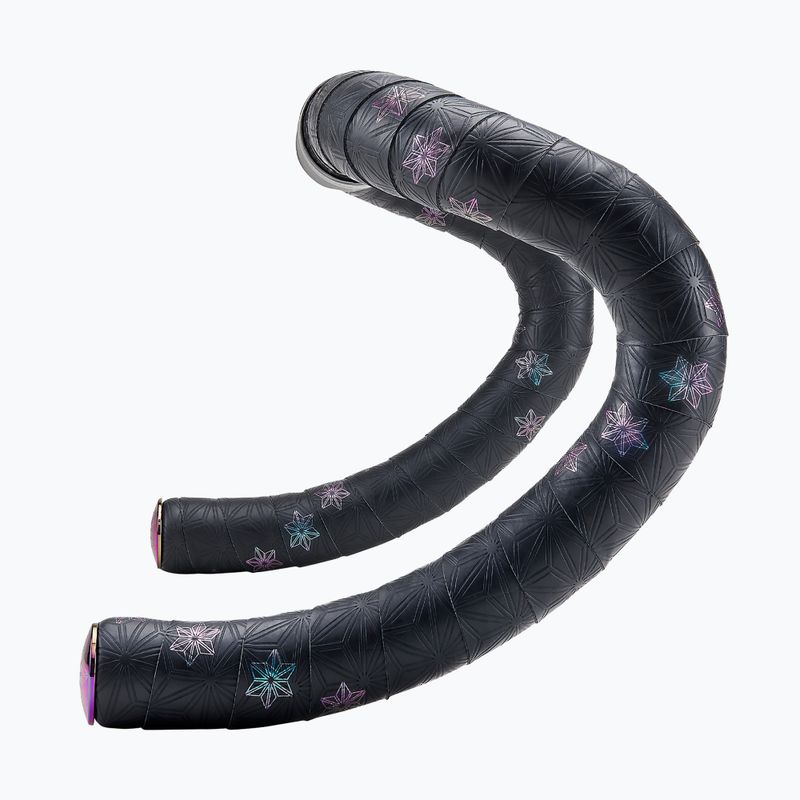 SUPACAZ Super Sticky Kush Galaxy oil slick/oil slick plugs handlebar wrap