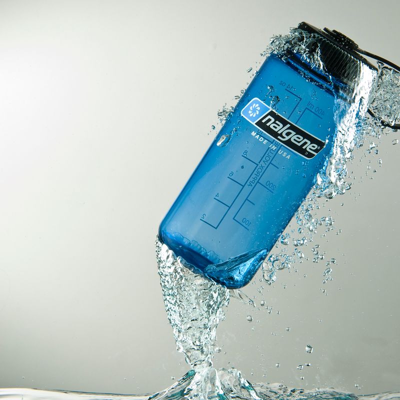 Nalgene Wide Mouth 473 ml travel bottle slate blue 4