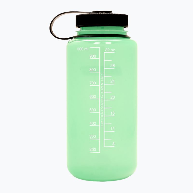 Nalgene Wide Mouth 1000 ml Travel Bottle glow green 2