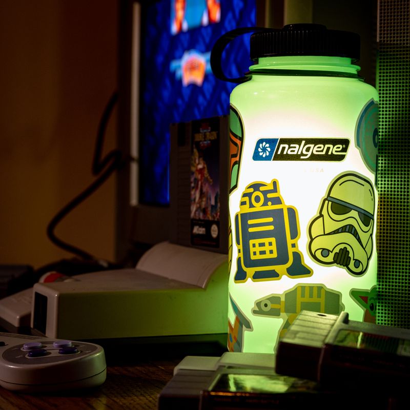 Travel bottle Nalgene Wide Mouth glow green 4