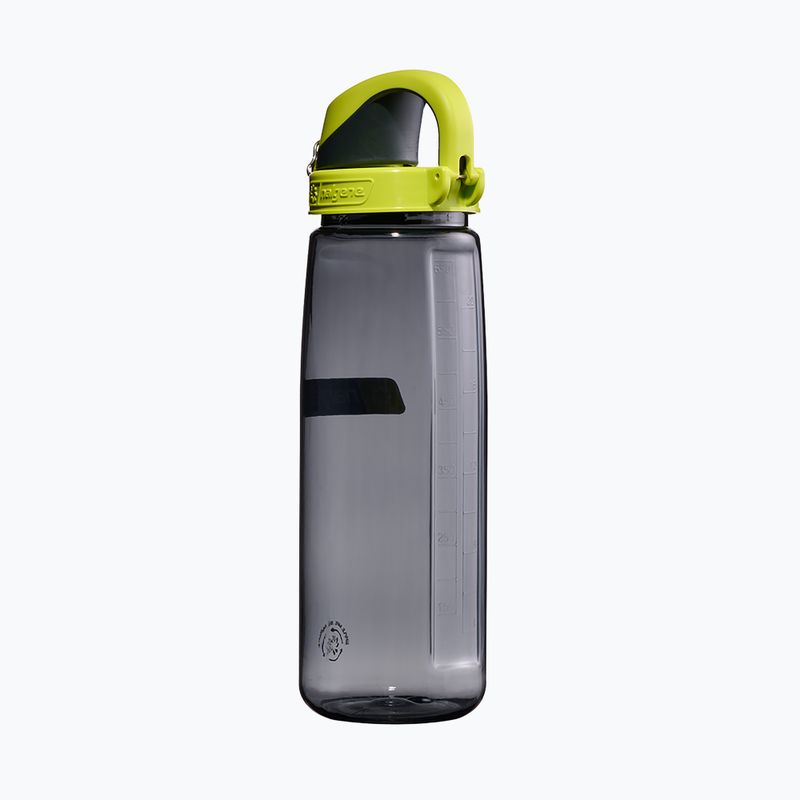 Nalgene On The Fly 740 ml travel bottle charcoal/lime cap 2