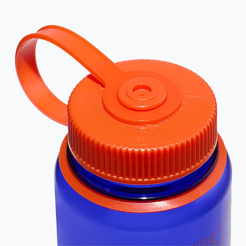 Nalgene Wide Mouth 500 ml periwinkle travel bottle 3
