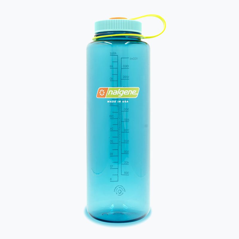 Nalgene Wide Mouth Silo Sustain 1400 ml cerulean travel bottle