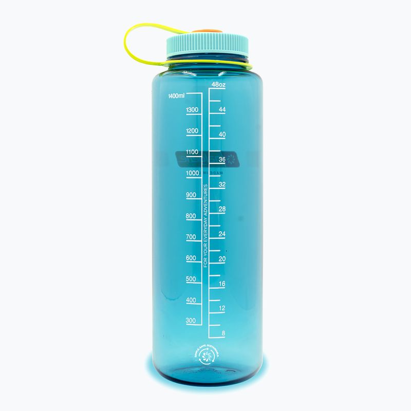Nalgene Wide Mouth Silo Sustain 1400 ml cerulean travel bottle 2