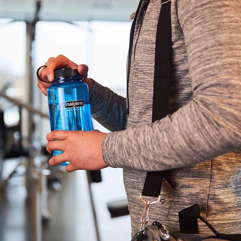 Nalgene Wide Mouth Sustain 1L blue travel bottle 2020-1732 3