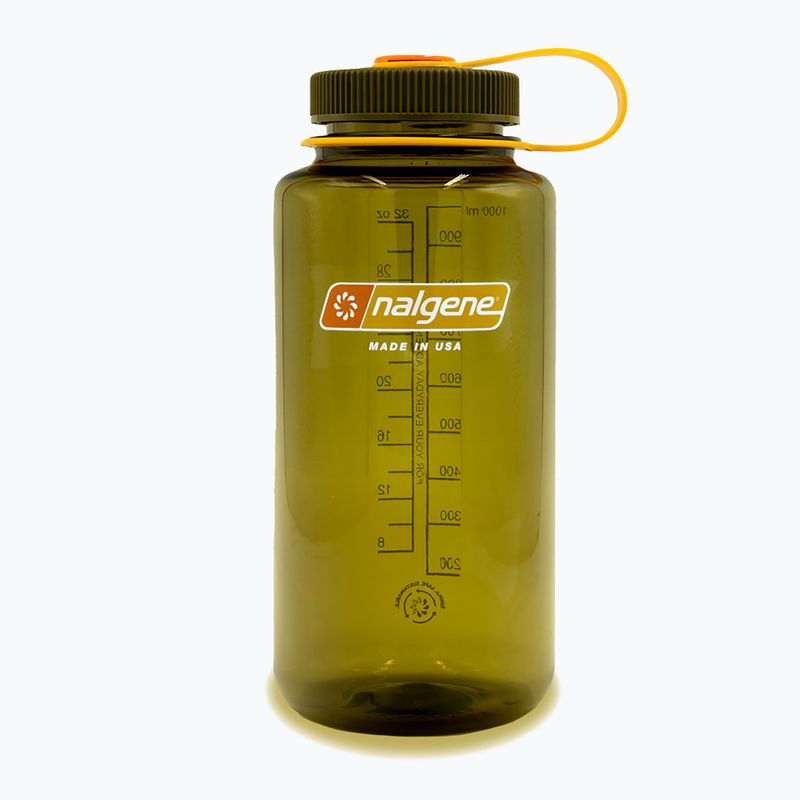 Nalgene Wide Mouth Sustain 1L green travel bottle 2020-0232