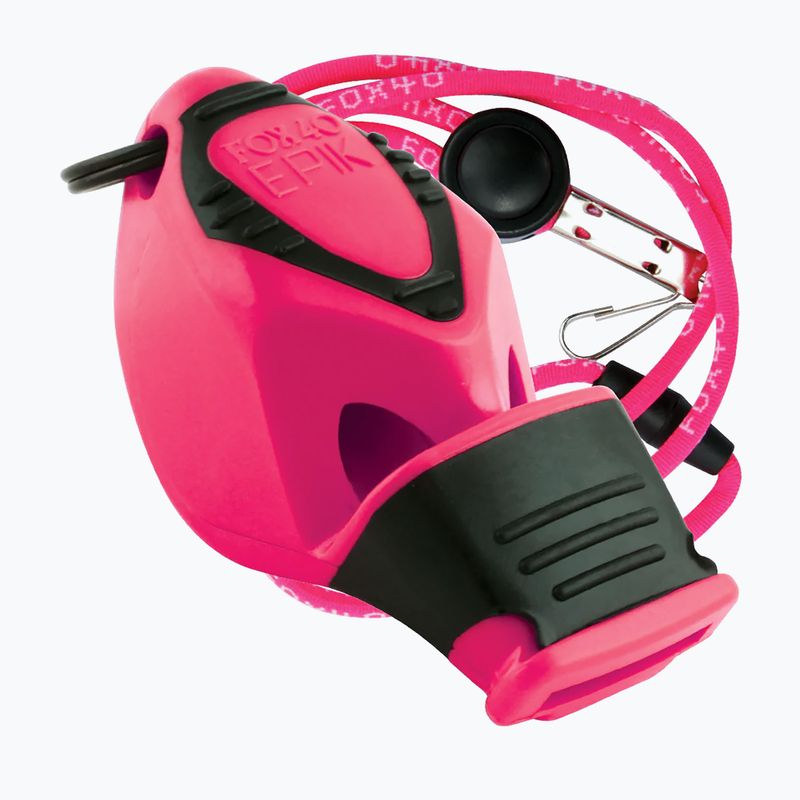 Whistle with string Fox 40 Epik CMG pink 8803