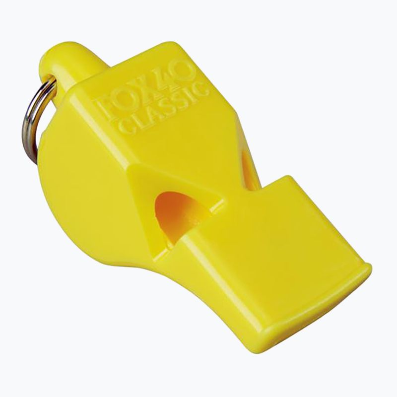 Whistle with cord Fox 40 Classic Safety yellow