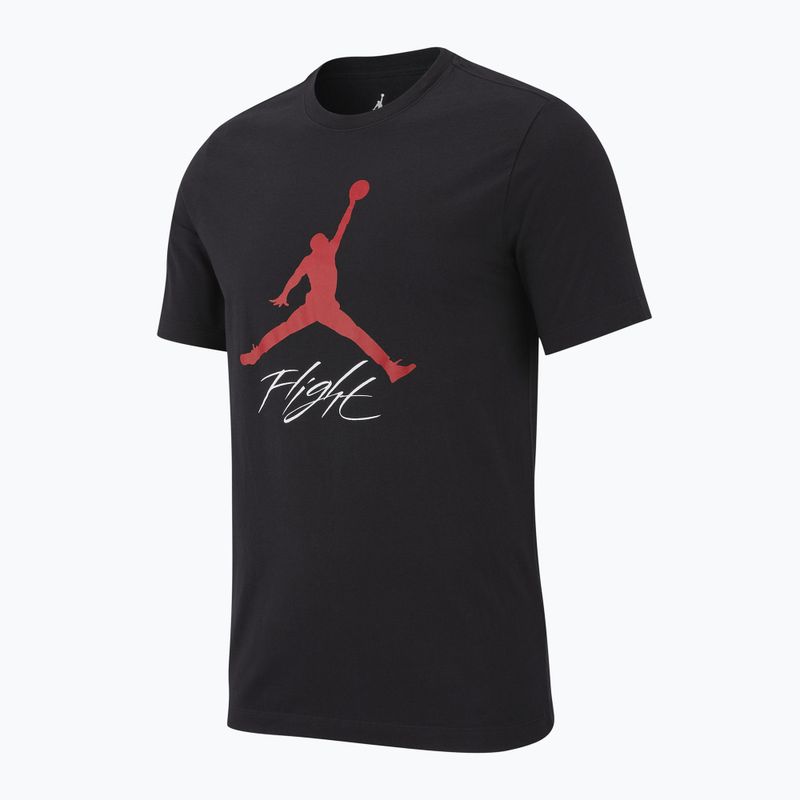 Men's T-shirt Jordan Jumpman Flight black/gym red 6