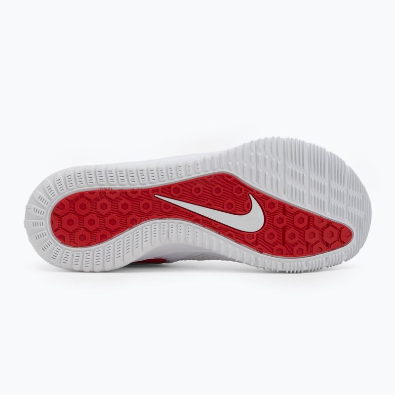 Women's volleyball shoes Nike Air Zoom Hyperace 2 white/university red 4