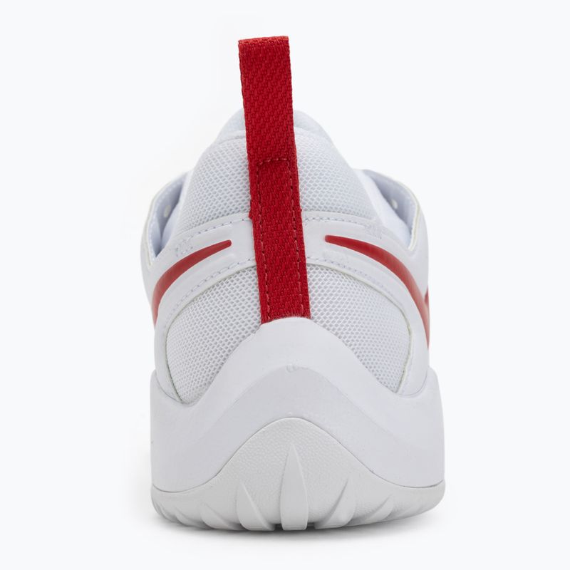 Women's volleyball shoes Nike Air Zoom Hyperace 2 white/university red 6