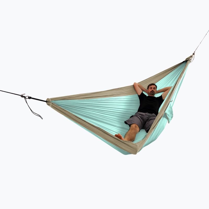 2-person travel hammock Ticket To The Moon Original mint/ice brown 3