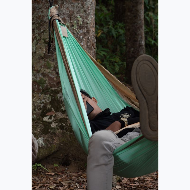 2-person travel hammock Ticket To The Moon Original mint/ice brown 7