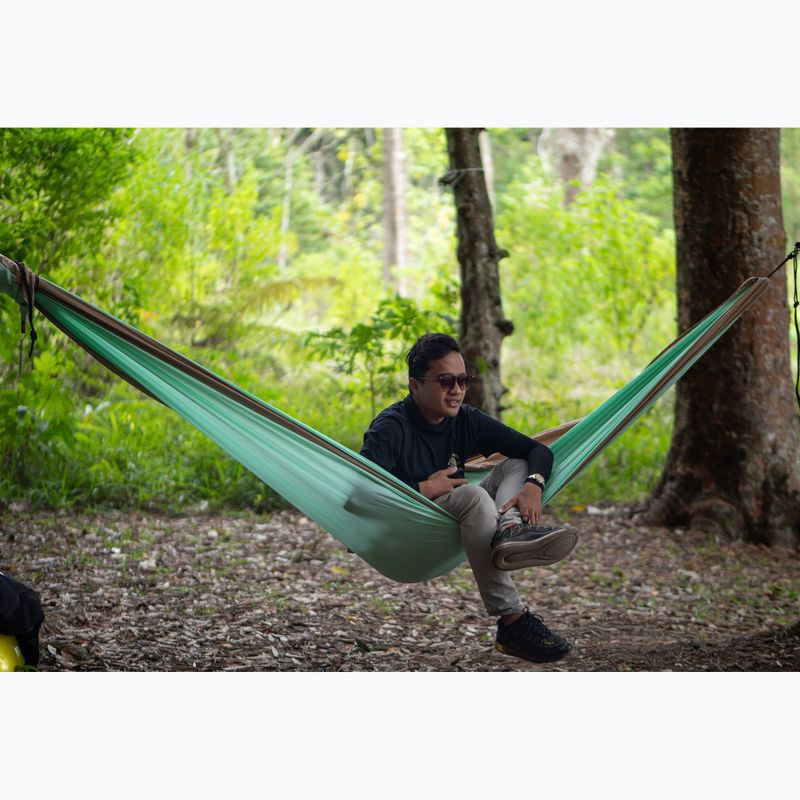 2-person travel hammock Ticket To The Moon Original mint/ice brown 8