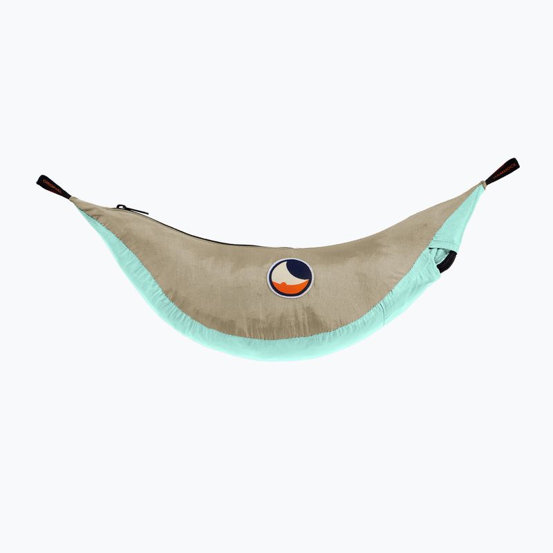2-person travel hammock Ticket To The Moon Original mint/ice brown 2