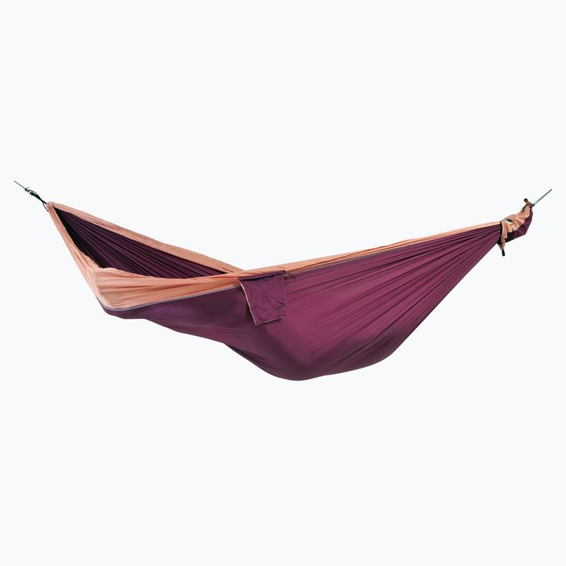 Ticket To The Moon Original plum/peach two-person hiking hammock
