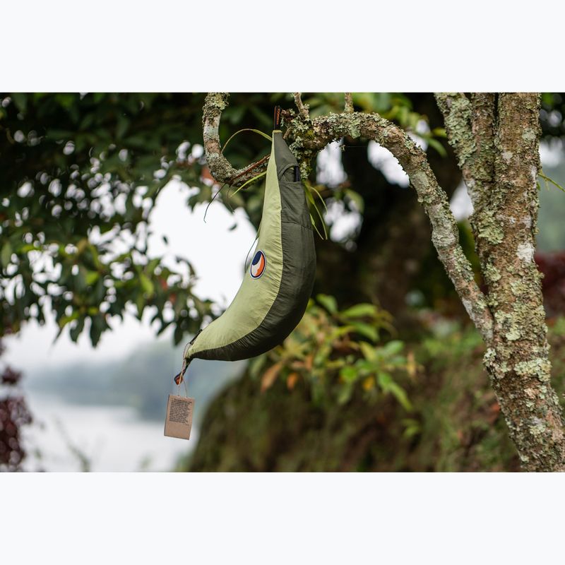 Ticket To The Moon Original army green/green apple two-person hiking hammock 6
