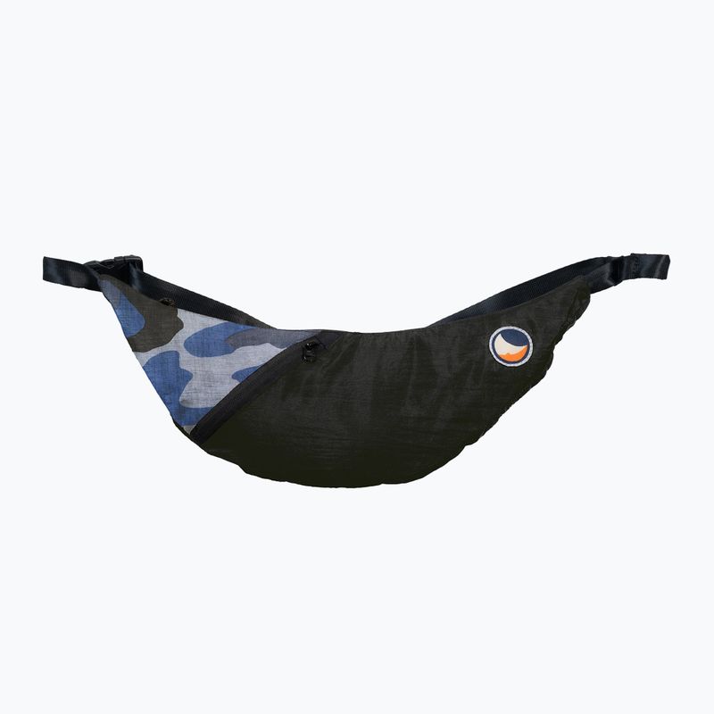 Ticket To The Moon Upcycled Sling shoulder bag black/camo