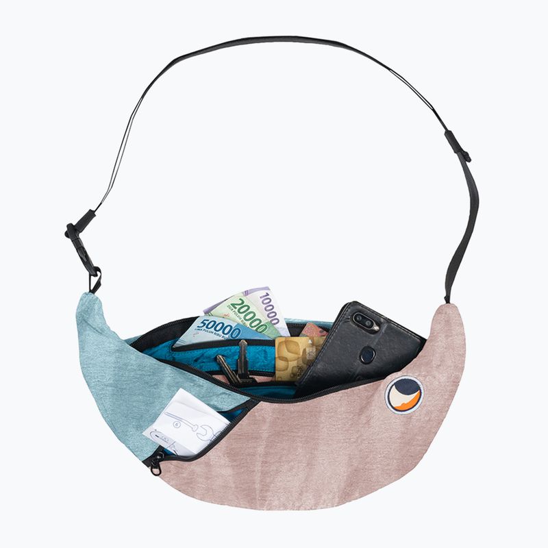 Ticket To The Moon Upcycled Sling bag peach/cloud shoulder bag