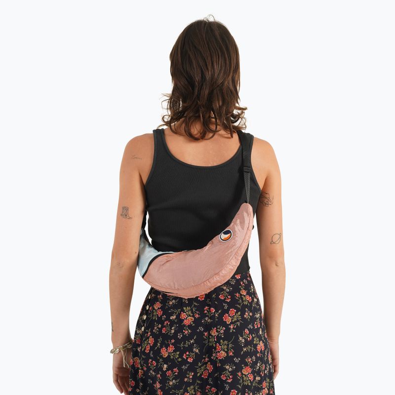 Ticket To The Moon Upcycled Sling bag peach/cloud shoulder bag 3