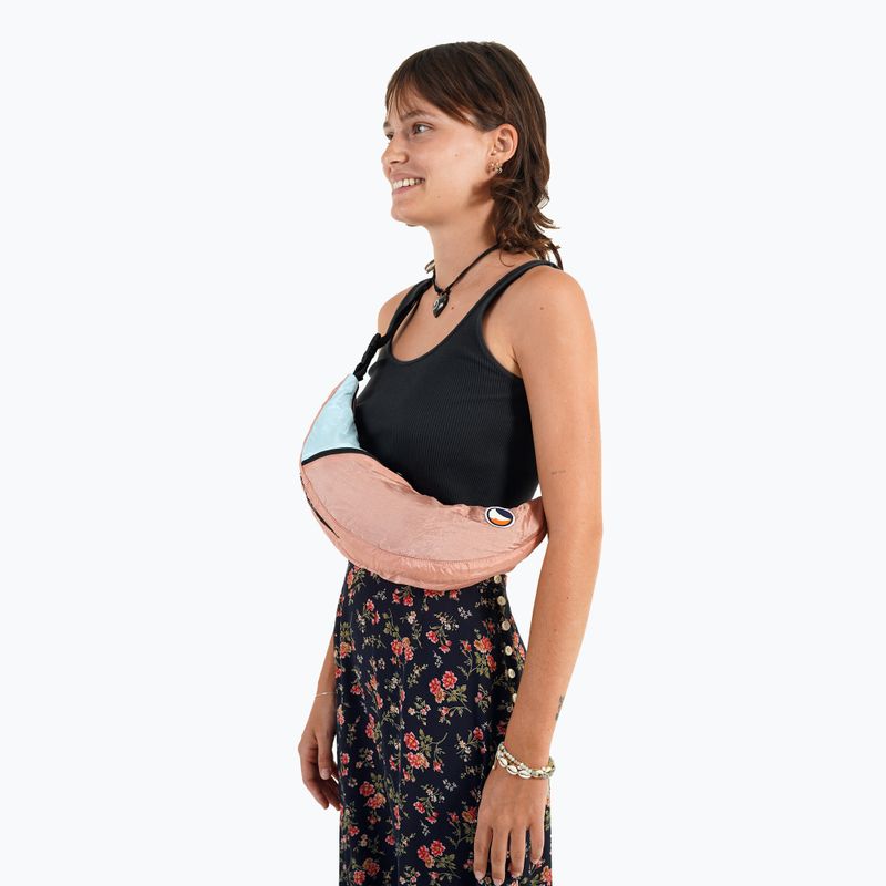 Ticket To The Moon Upcycled Sling bag peach/cloud shoulder bag 4