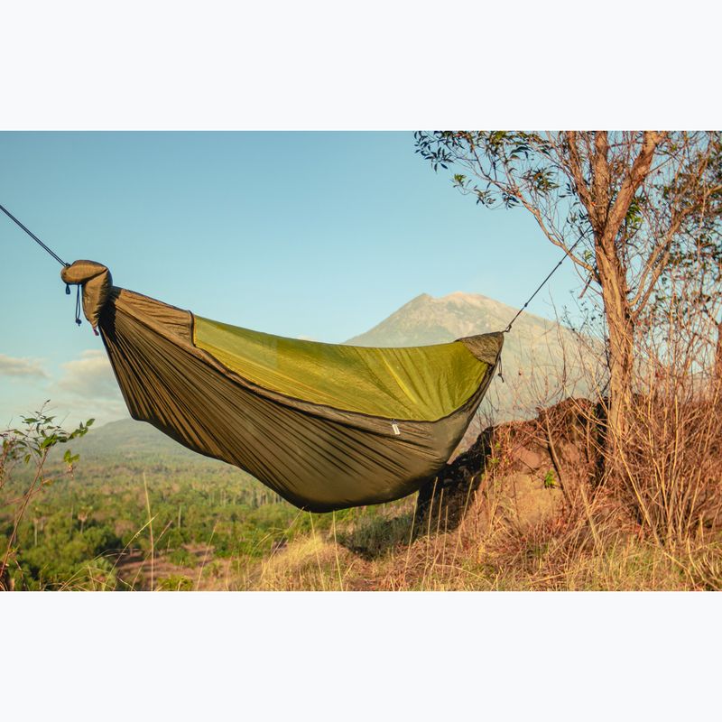Ticket To The Moon Pro army green hiking hammock 5