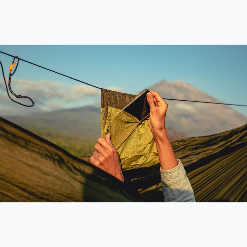 Ticket To The Moon Pro army green hiking hammock 8