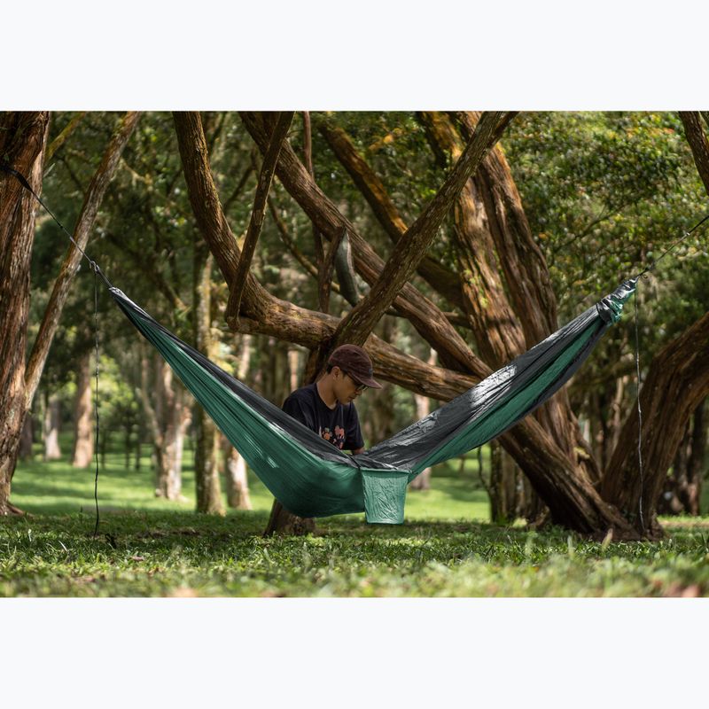 2-person travel hammock Ticket To The Moon Original petrol green/dark grey 5