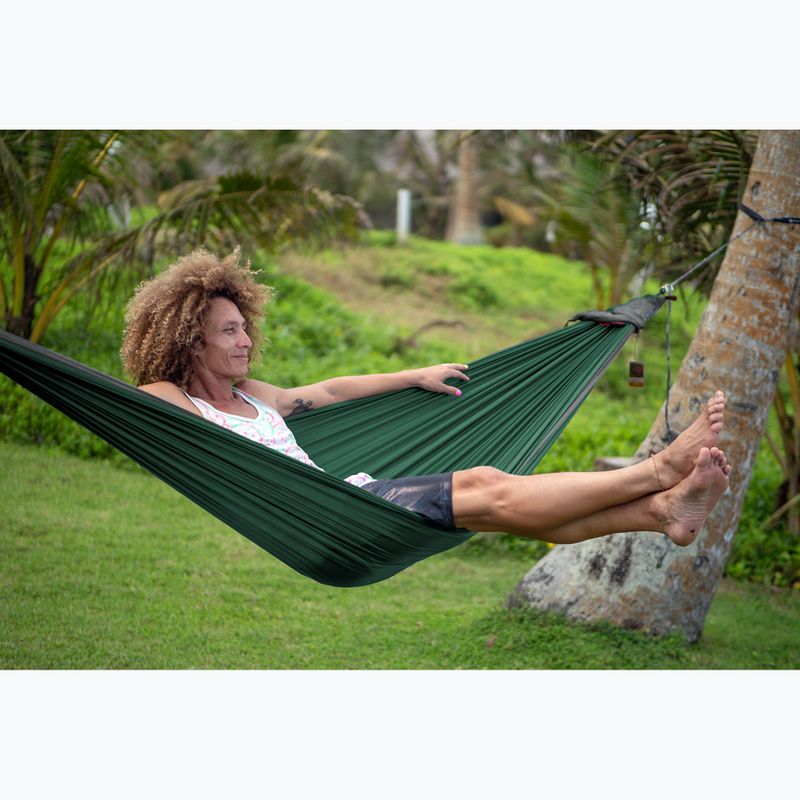 2-person travel hammock Ticket To The Moon Original petrol green/dark grey 7
