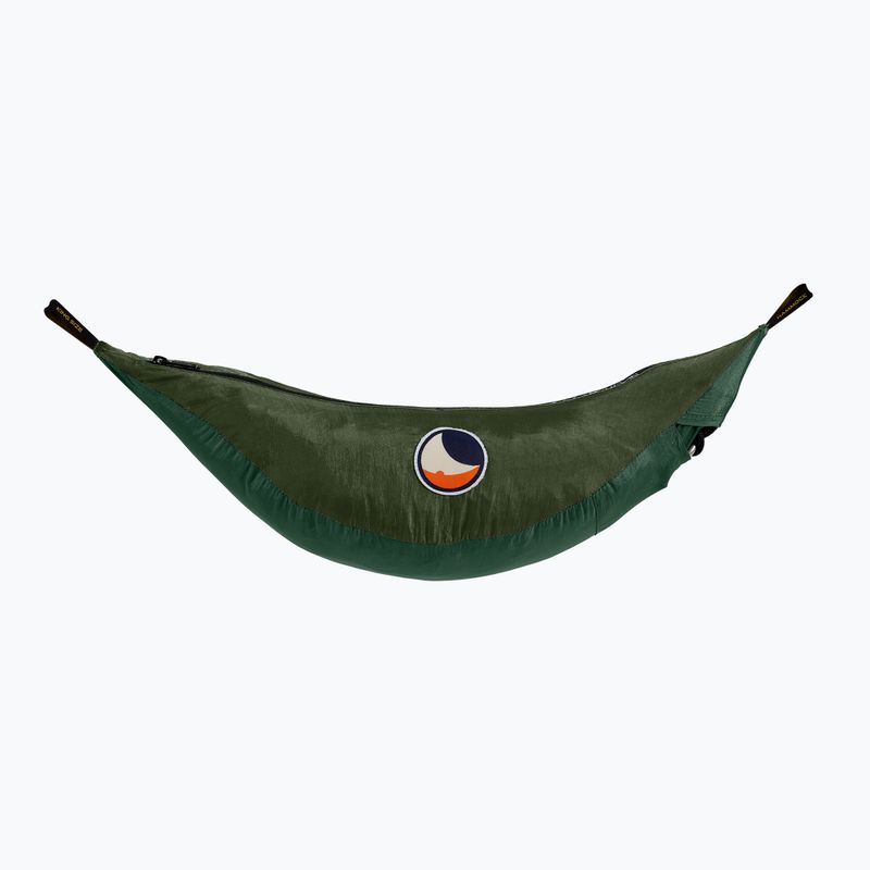 2-person travel hammock Ticket To The Moon King Size dark green/leaf green 2