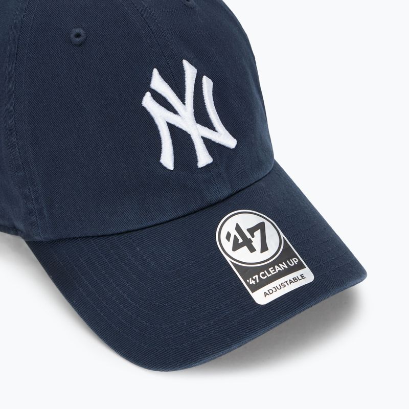 47 Brand MLB New York Yankees CLEAN UP navy baseball cap 3