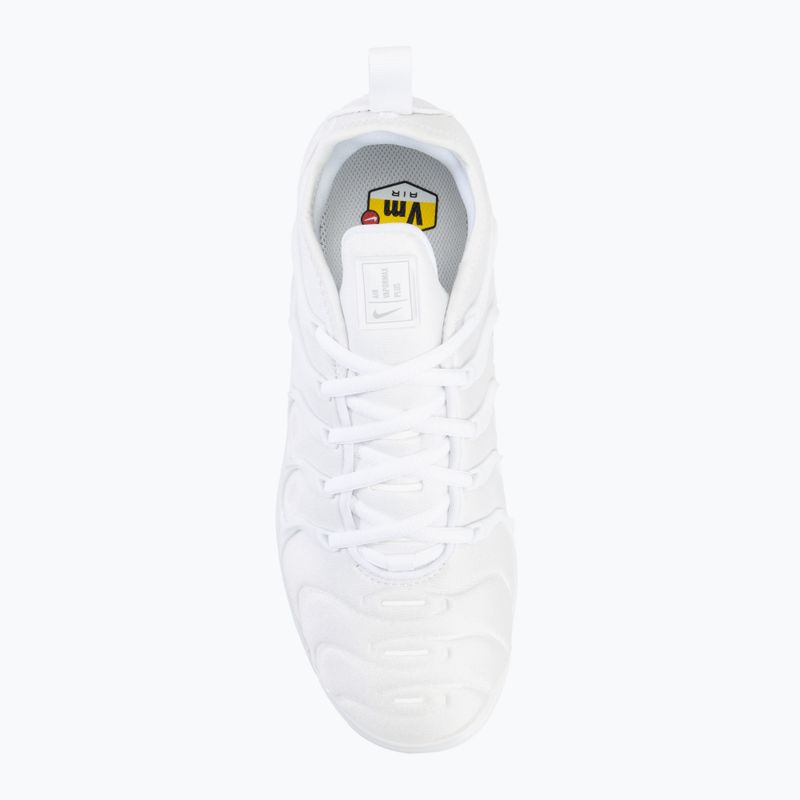 Men's Nike Air Vapormax Plus white/pure platinium/white shoes 5