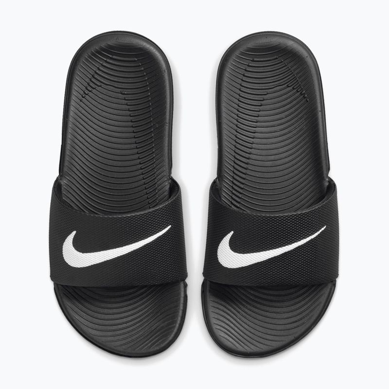 Kidsʼ Nike Kawa Slides black/white 4