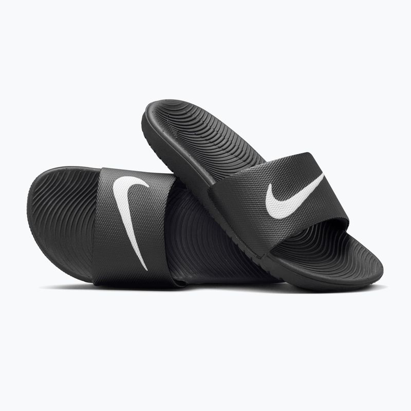 Kidsʼ Nike Kawa Slides black/white 5